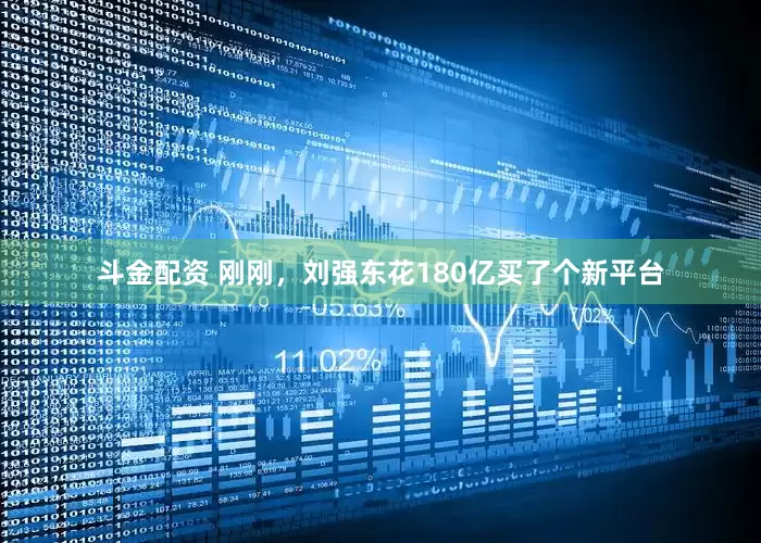 斗金配资 刚刚，刘强东花180亿买了个新平台