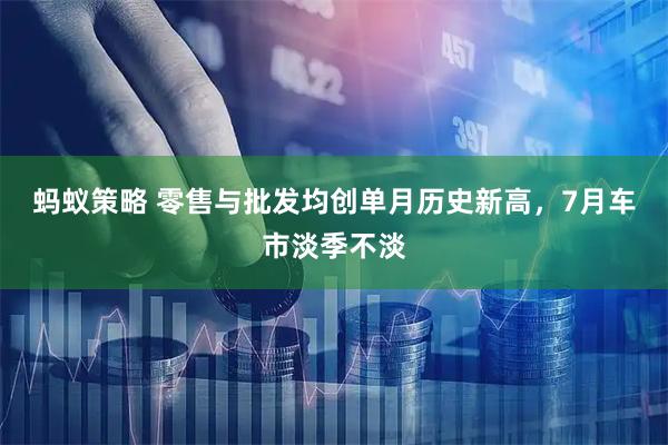 蚂蚁策略 零售与批发均创单月历史新高，7月车市淡季不淡